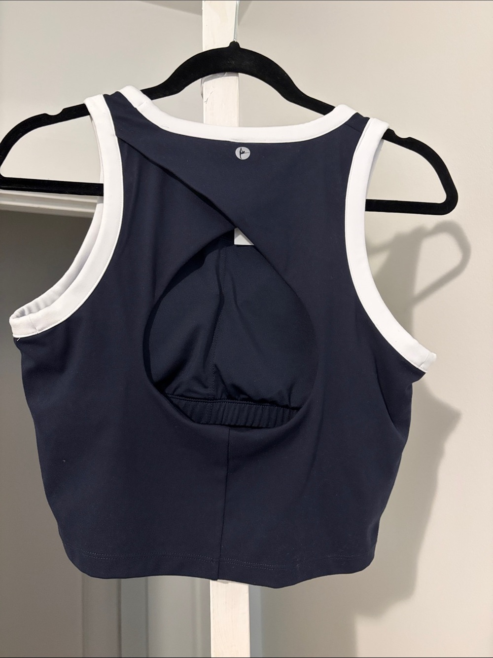 Navy Contrast Tank - Picture 2 of 2